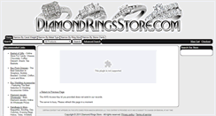 Desktop Screenshot of diamondringsstore.com